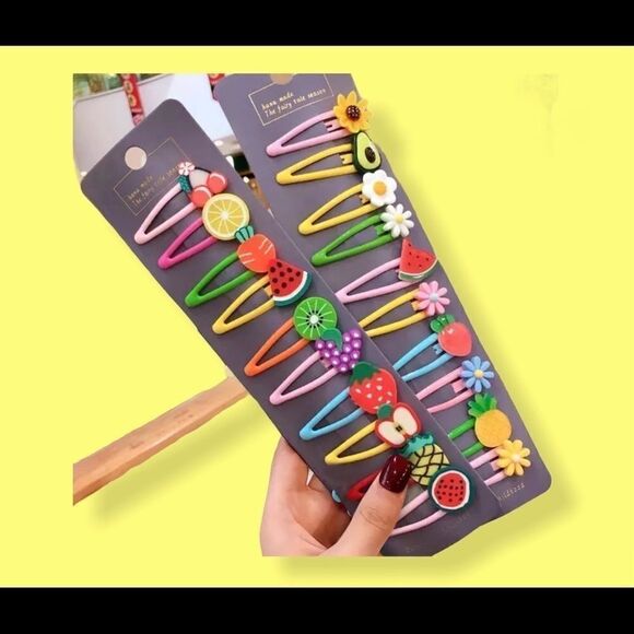 20 CLIP ON BARRETTES - Picture 1 of 1